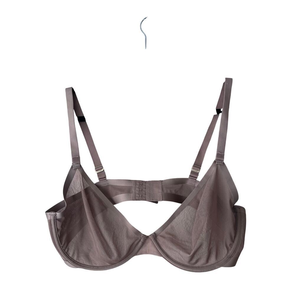 CUUP The Plunge Sheet Bra Brown Underwire Push Up 40D